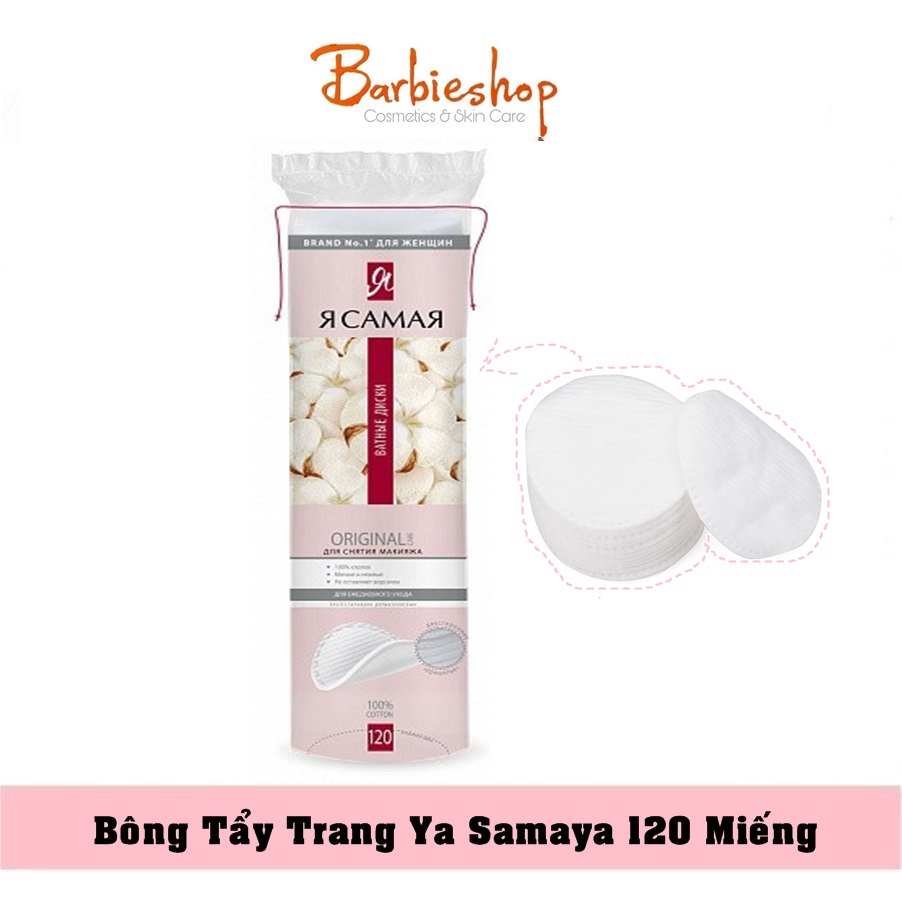 Bông Tẩy Trang Ya Samaya 120 Miếng