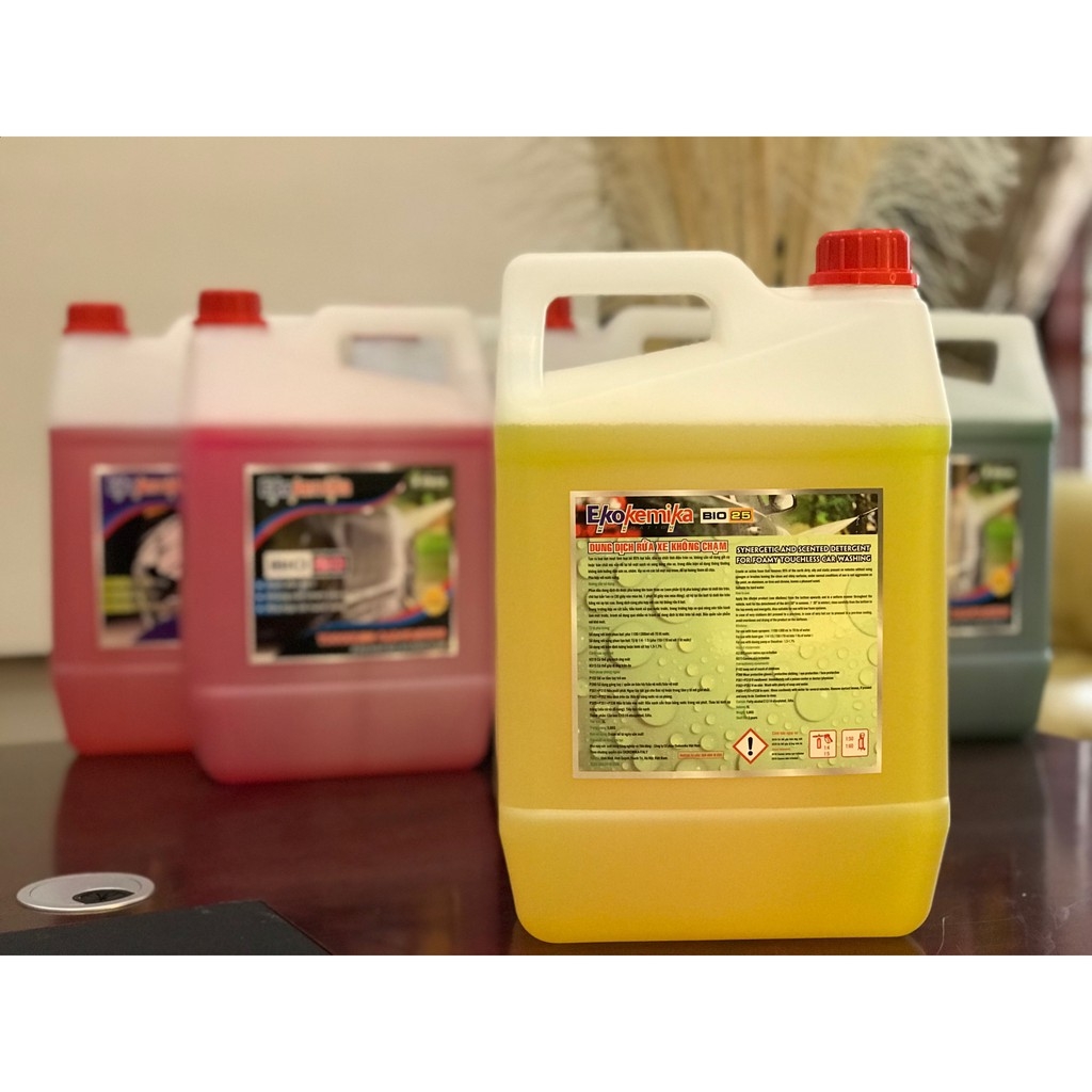 NƯỚC RỬA Ô TÔ VÀ XE MÁY KHÔNG CHẠM BIO 25-5L