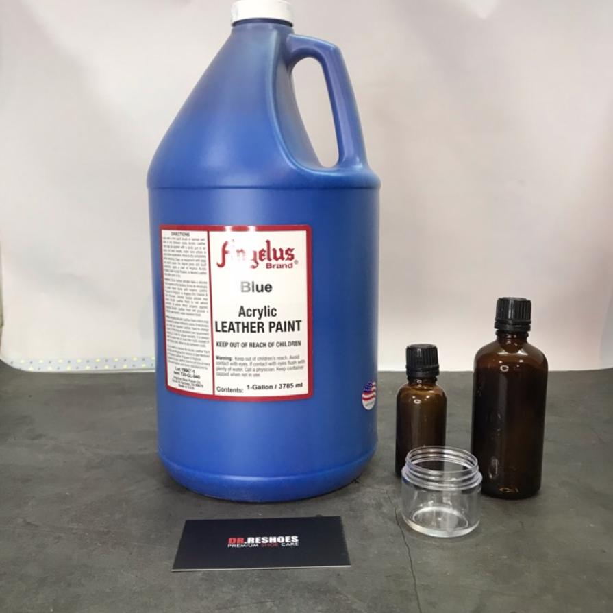 Màu vẽ Angelus Leather Paint combo 12 màu (Đen, Trắng, Đỏ, Vàng, Xanh lá, Tím, Xanh dương, Cam, Hồng, Xanh Navy, Xanh rằn ri, Xanh nhạt)