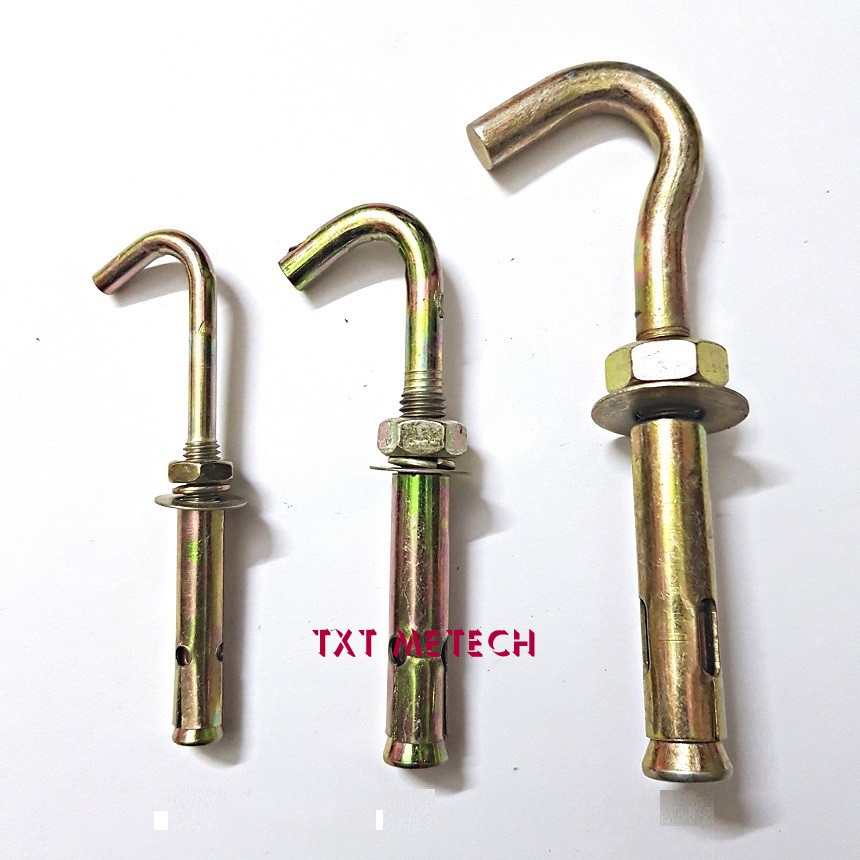 Tắc kê nở móc sắt M6- M10 (2 cái)
