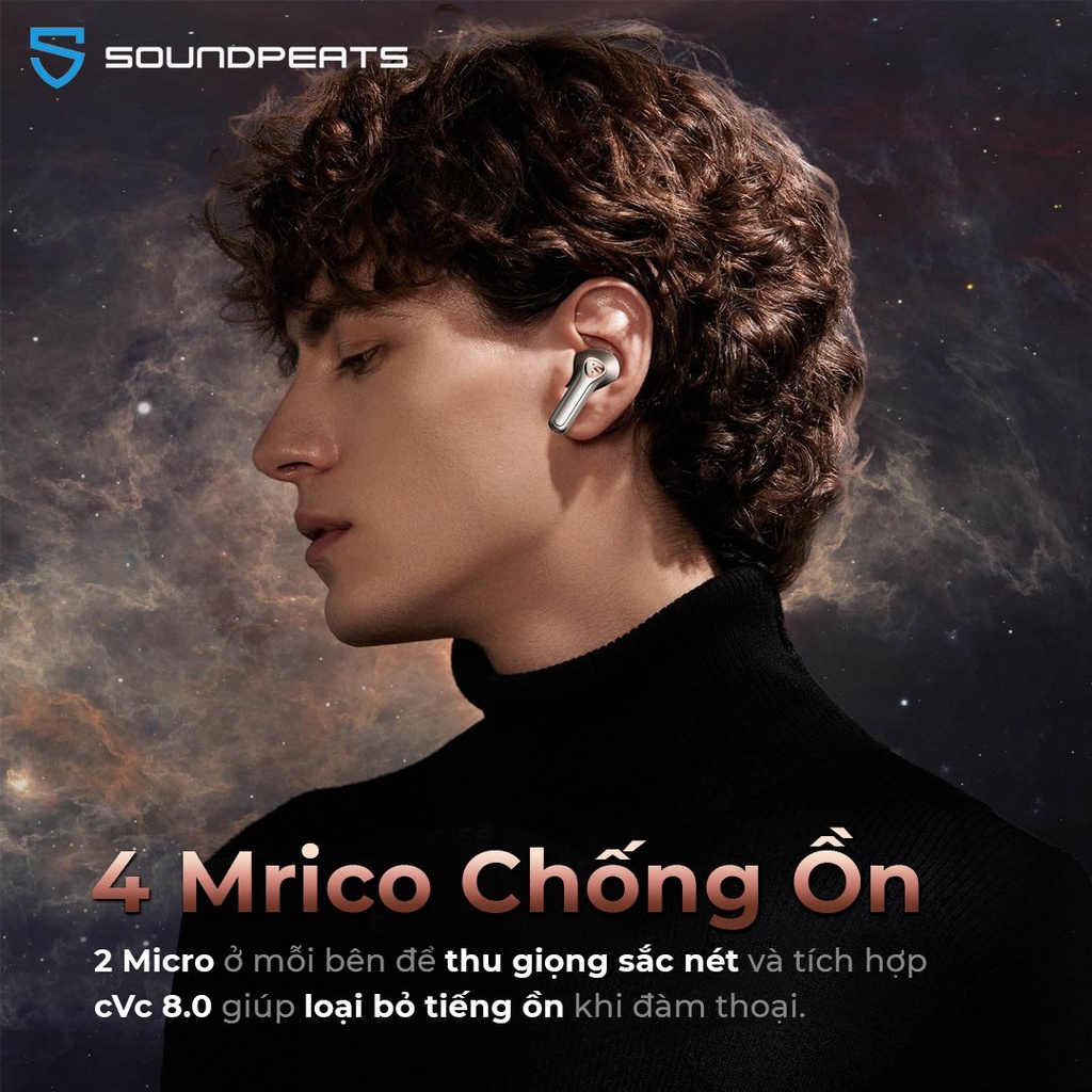 Tai nghe True Wireless Earbuds SoundPEATS H2 Driver BA & DD Bluetooth 5.2 Game Mode