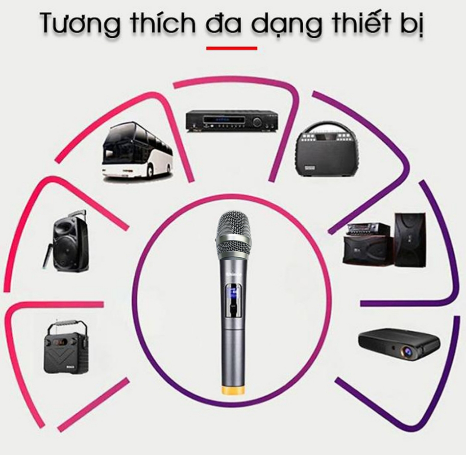 Micro không dây Zansong V12 Phiên bản cao cấp