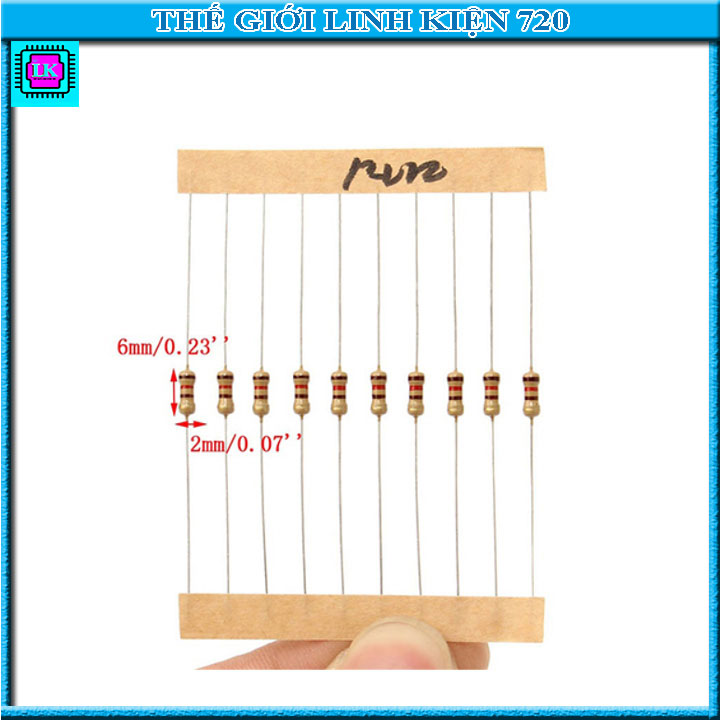Gói 500 con trở 1k - 1/4W 5%