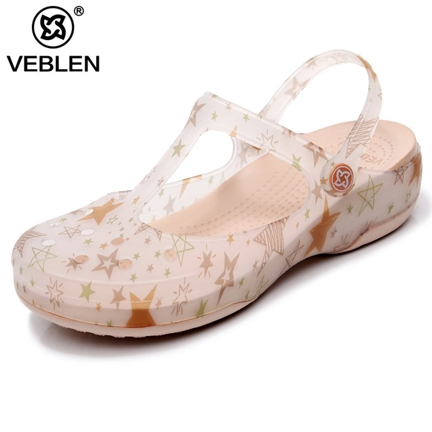 Dép nhựa nữ đế xuồng cao 4cm
