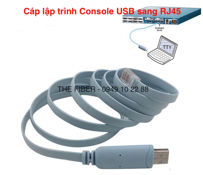 Cáp lập trình Console USB to RJ45 FTDI