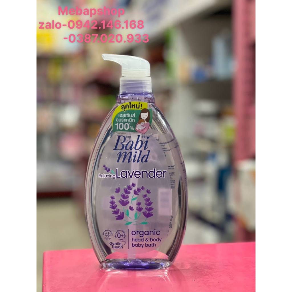 SƯÃ TẮM GỘI TOÀN THÂN BABI MILD 800ML(mẫu mới)
