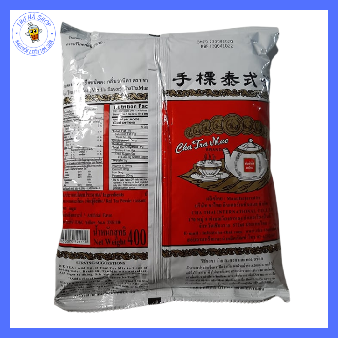 Trà Thái đỏ 400g pha trà sữa