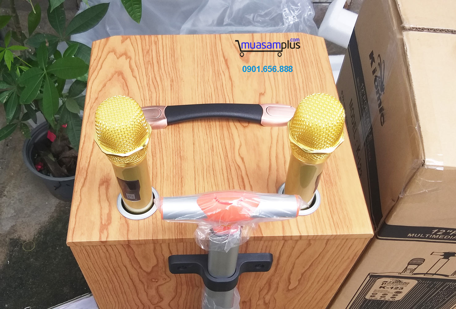 Loa kéo karaoke Kiomic K123