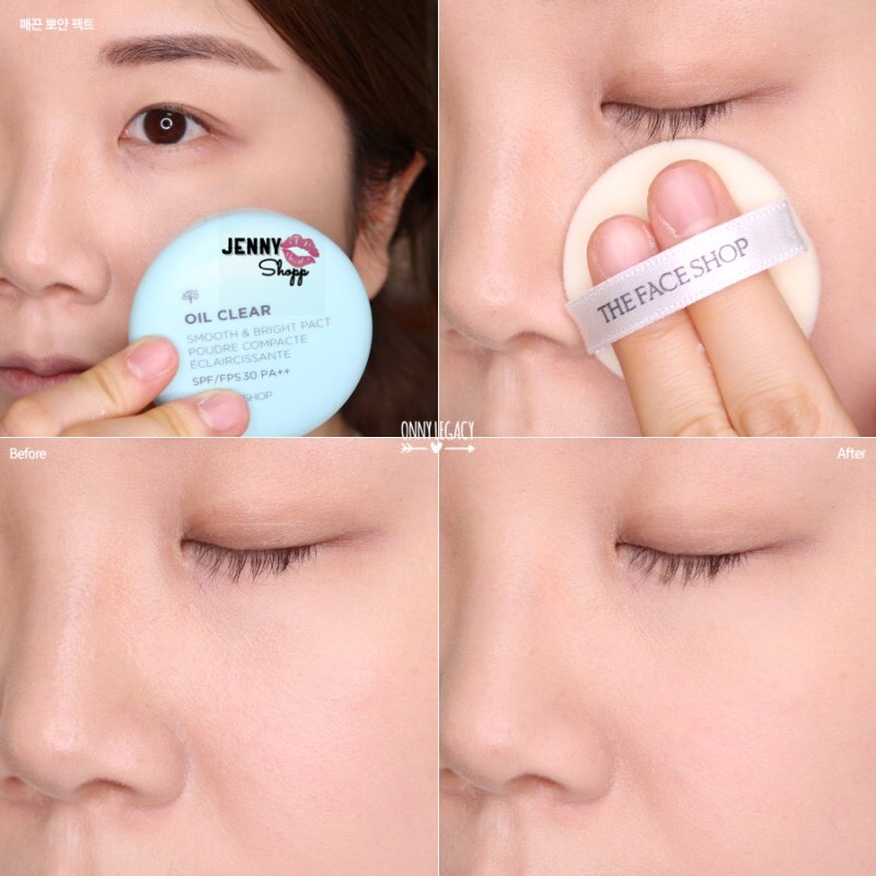 Phấn Phủ Nén Kiềm Dầu Oil Clear Smooth & Bright Pact SPF30/PA+