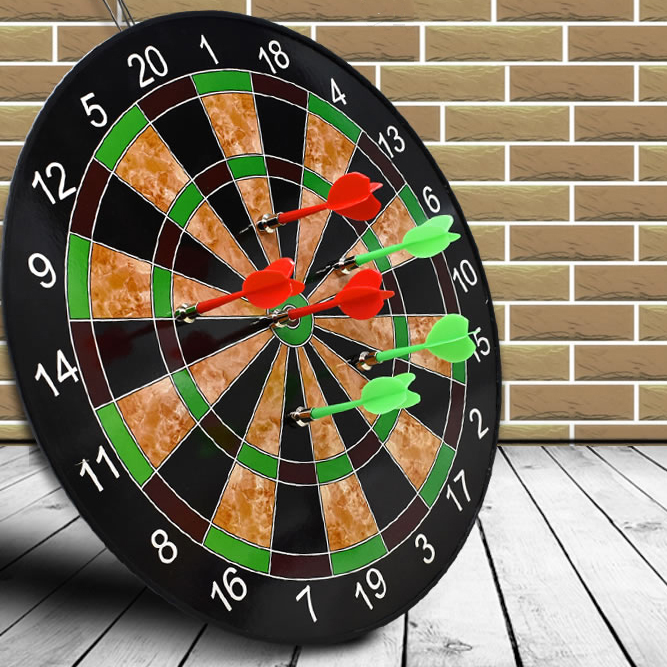 [HCM]Bảng phóng phi tiêu nam châm chuyên nghiệp 17 inch đường kính 40cm
