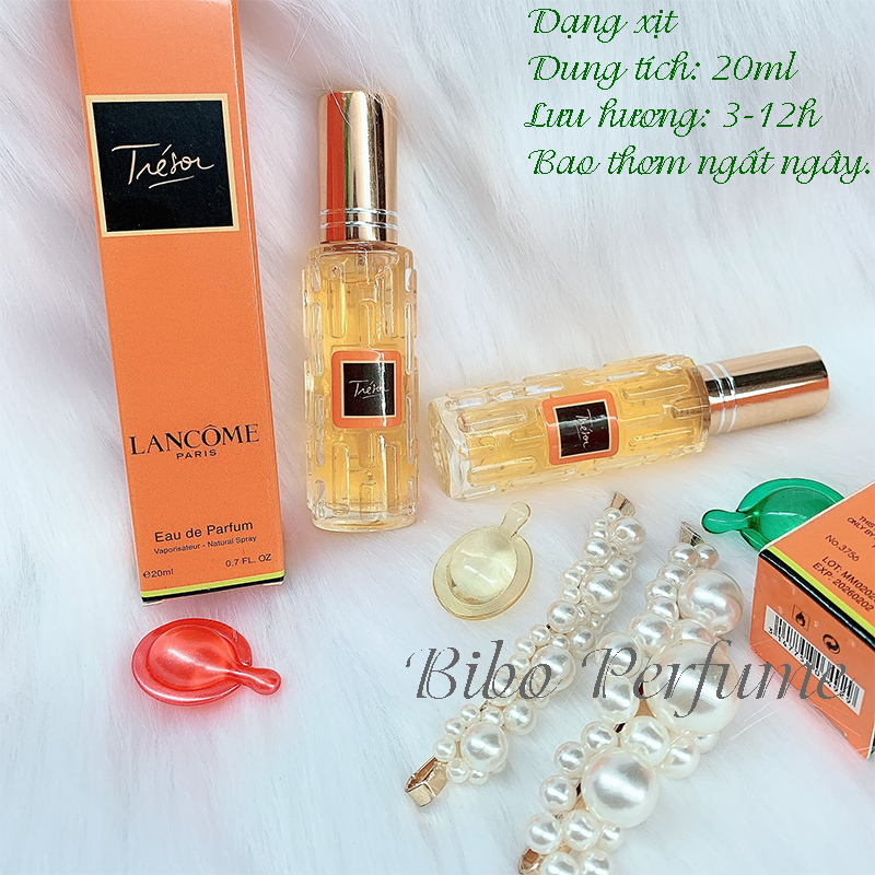 [HCM]2 CHAI NƯỚC HOA NỮ MINI 20ML LACOME THÁP LƯU 3-12H
