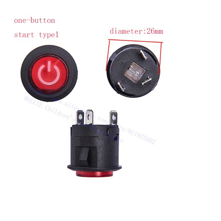 Công Tắc Nguồn Xe Điện Trẻ Em