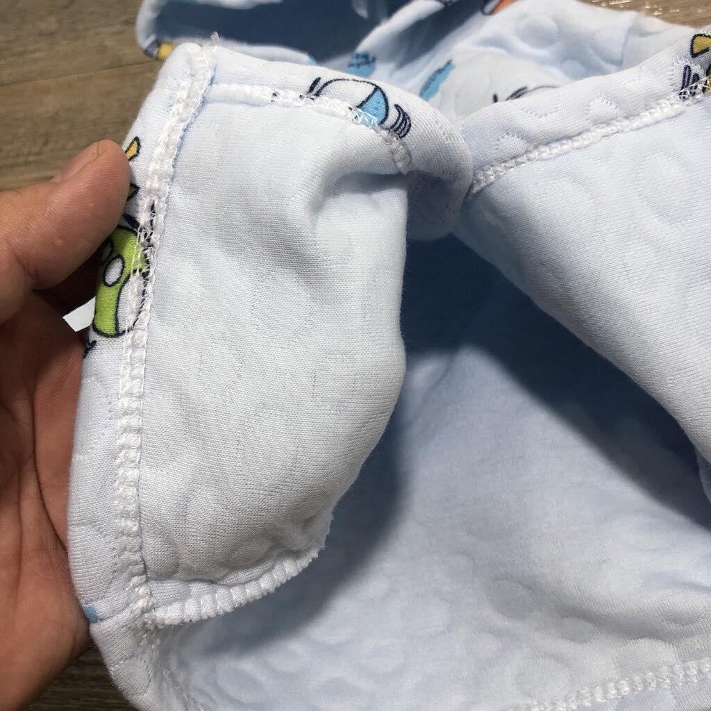 ÁO TRẦN BÔNG CÓ MŨ CHO BÉ 3-15kg