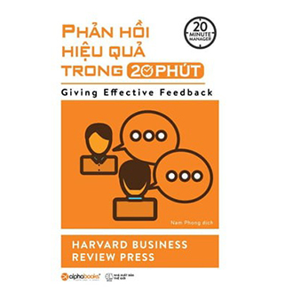 Sách - Phản hồi hiệu quả trong 20 phút(20 minute manage) 49k