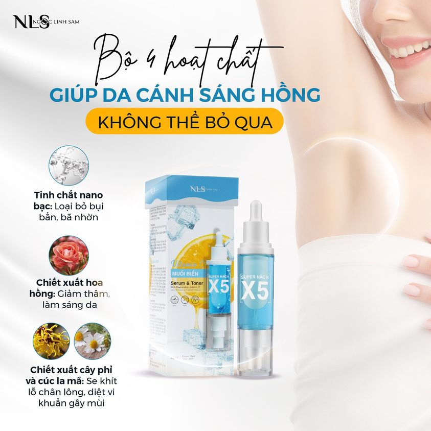 XỊT KHỬ MÙI SUPER NÁCH X5
