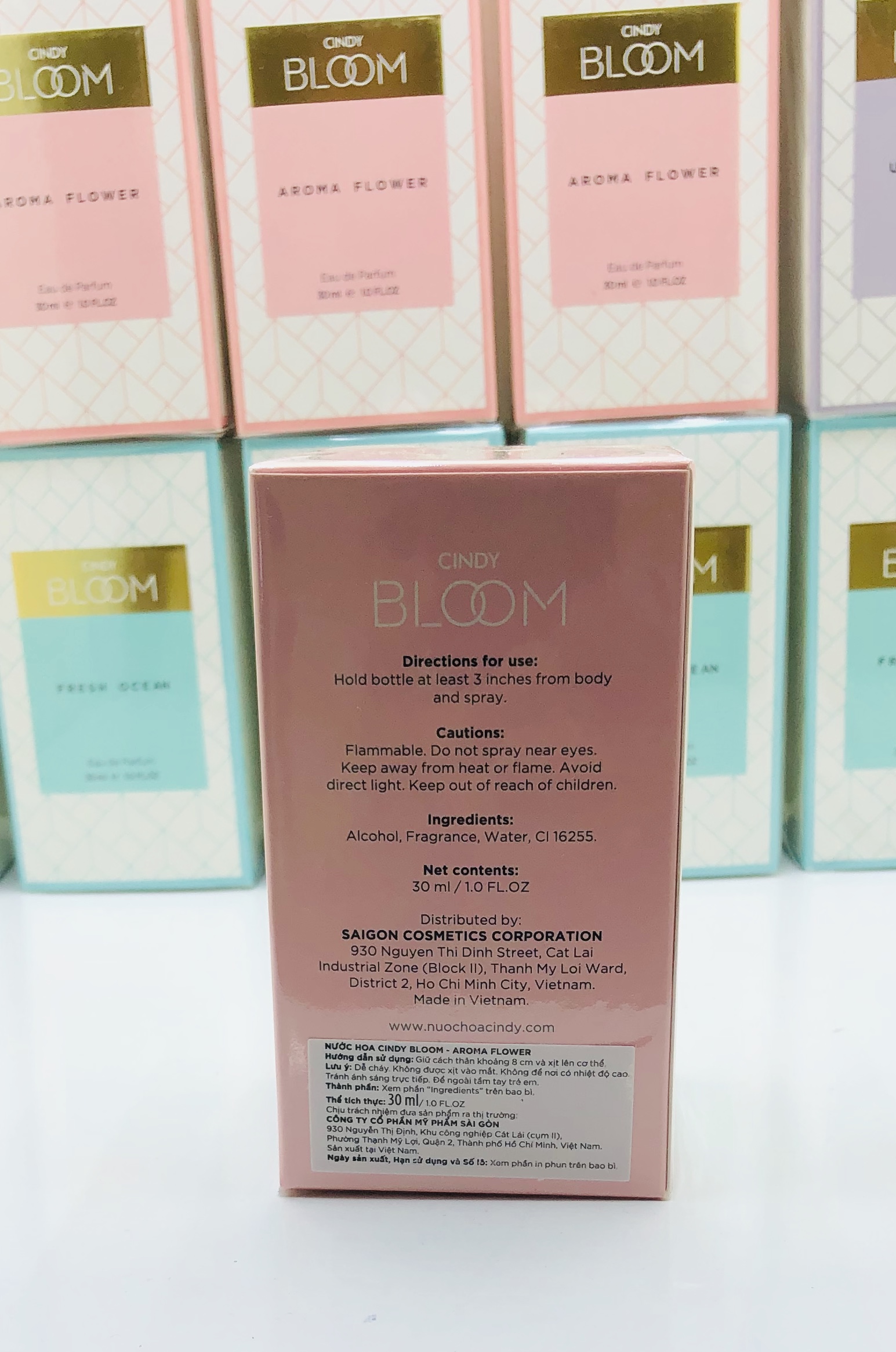 [HCM]Nước Hoa Cindy Bloom 30ml chính Hãng Đủ Mùi