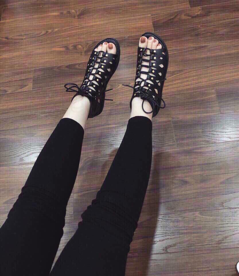[HÀNG MỚI] Sandal da rọ kiểu chiến binh