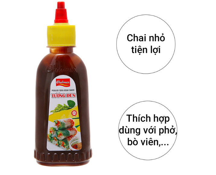 ( Lốc 6 chai )Tương đen Cholimex chai 230g