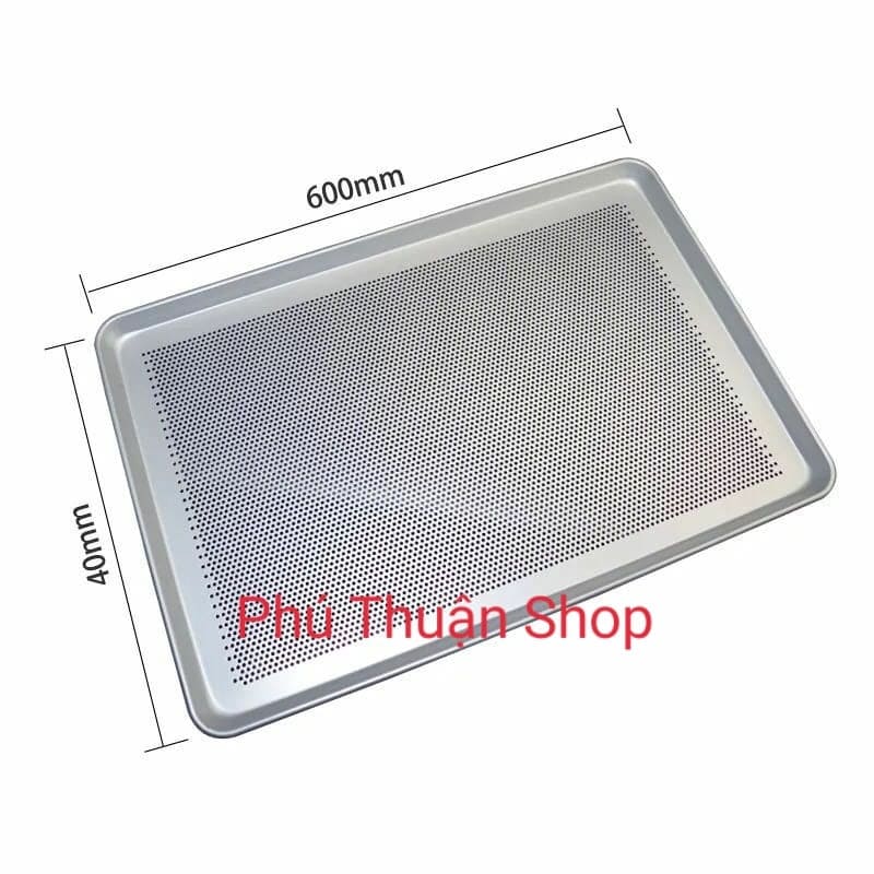 KHAY NƯỚNG CAO CẤP CÓ ĐỤC LỖ 40 X 60X 3CM