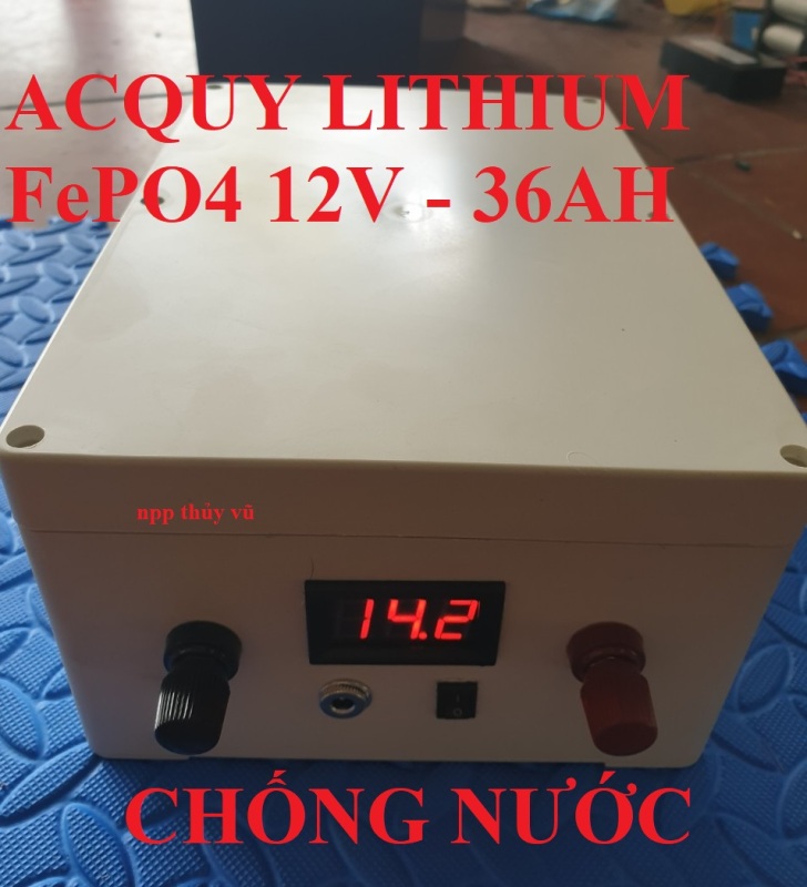 Pin lithium 12v 36AH - Pin lithium sắt - pin 32700