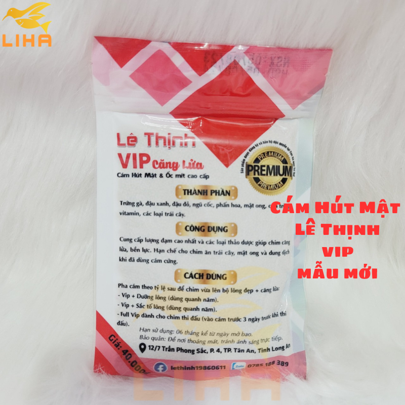 Cám Hút Mật, Sâu, Ốc Mít Lê Thịnh 100gr - Cám Lê Thịnh Cao Cấp