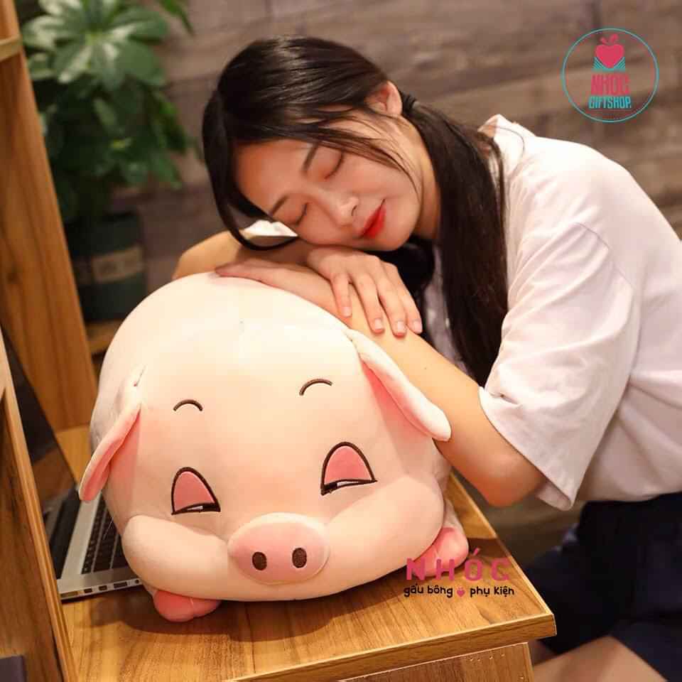 GẤU BÔNG HEO LƯỜI MỀM MỊN 50CM CHO BÉ