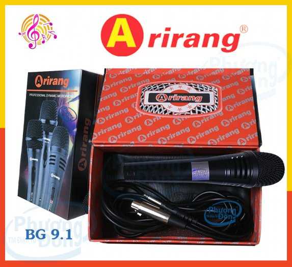 Micro Arirang BG - 9.1 có dây Karaoke siêu bền, chất lượng