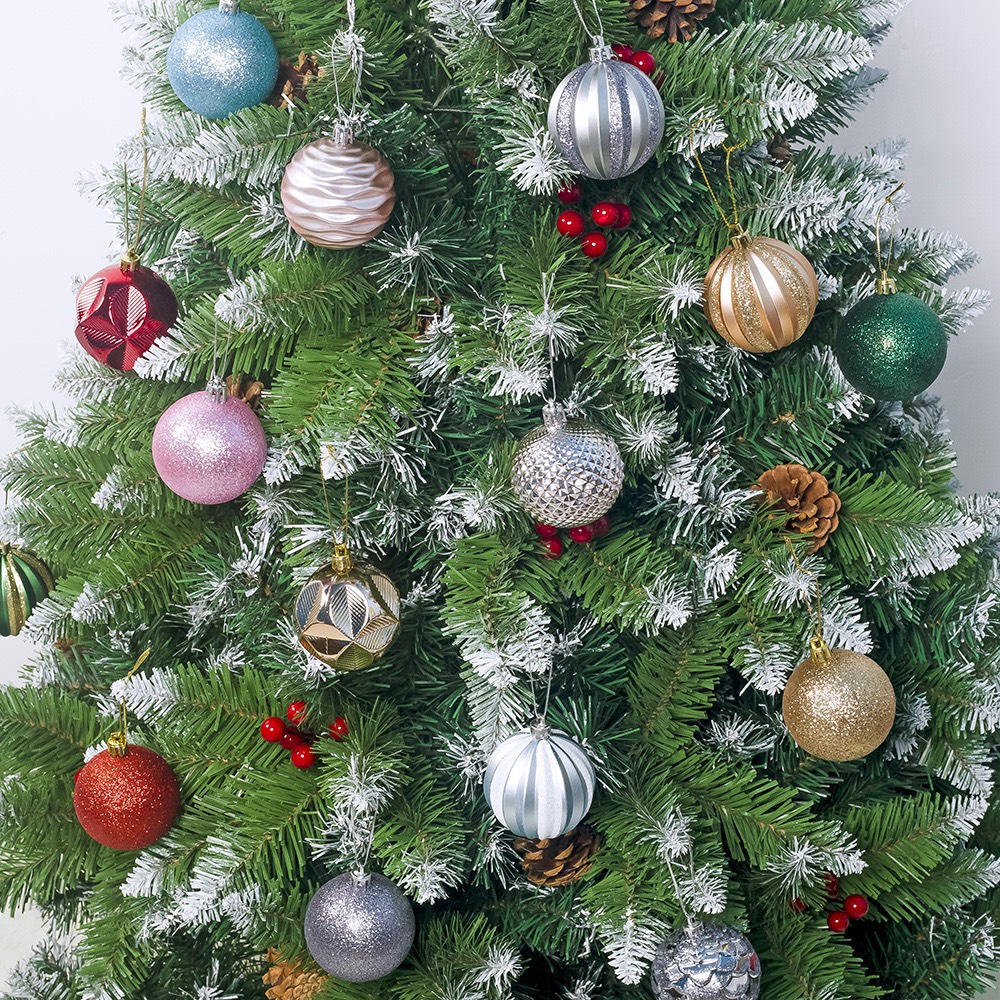 quả châu trang trí noel 6cm MẪU E21 TÁCH LẺ