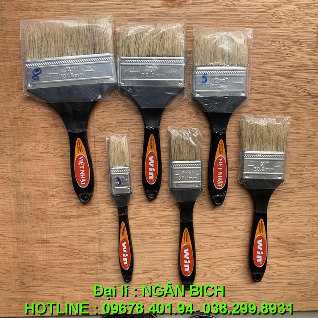 2 chiếc chổi sơn win việt mỹ chính hãng