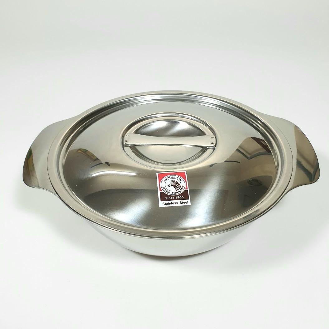 Thố zebra inox có nắpquaicầm 12cm-400ml