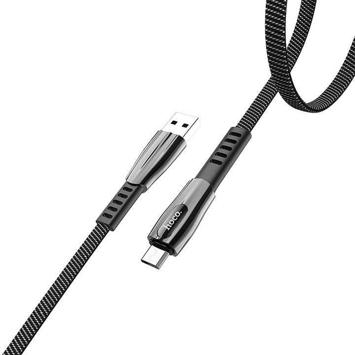 Cáp Sạc Nhanh Hoco U70 Dây Dù 2.4A Cổng Micro Dài 1.2m
