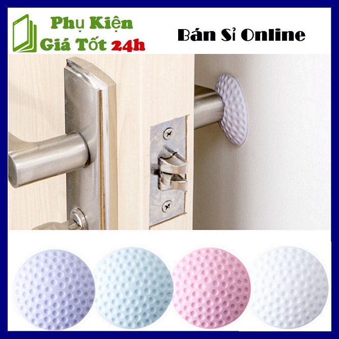 ⚡ Miếng Chặn Cửa Cao Su Hình Tròn Chống Va Đập Đa Năng -  Dụng Cụ Chắn Cửa Va Đập Hình Tròn d⚡