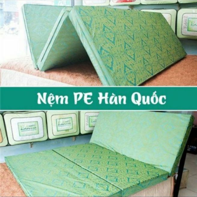 nệm PE gấp 3 . 80cm x 2m.  3cm