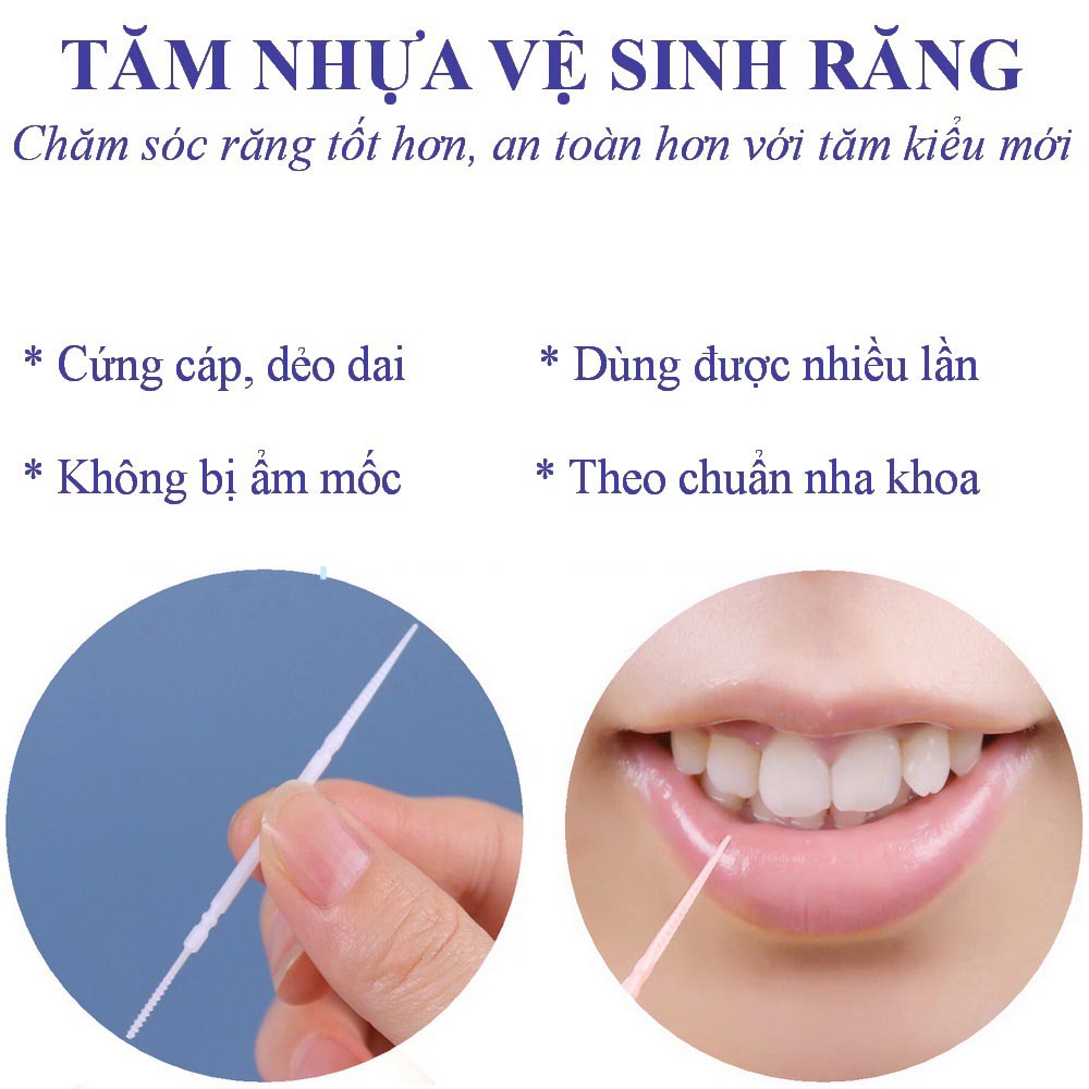 [Hàng Đức] Tăm Xỉa Răng Y Tế Dontodent Brush Sticks, 150 Chiếc