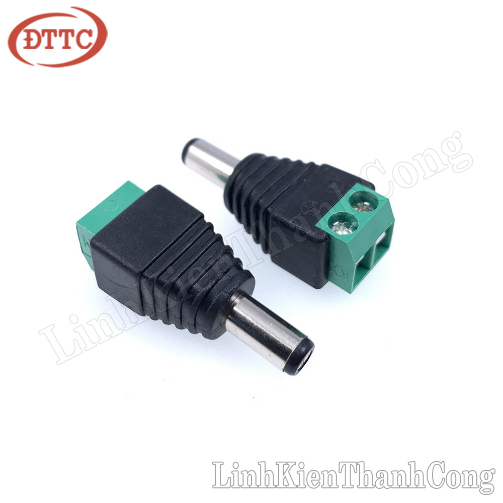Giắc DC Đực Vặn Ốc