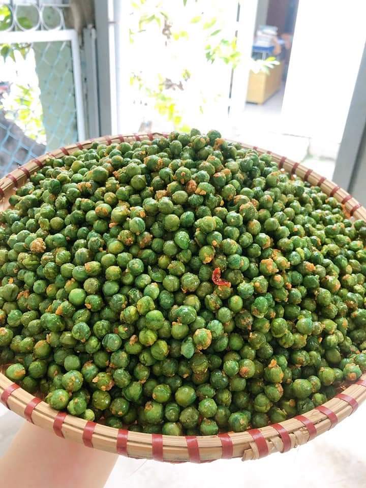200gr đậu hà lan rang tỏi ớt cay giòn