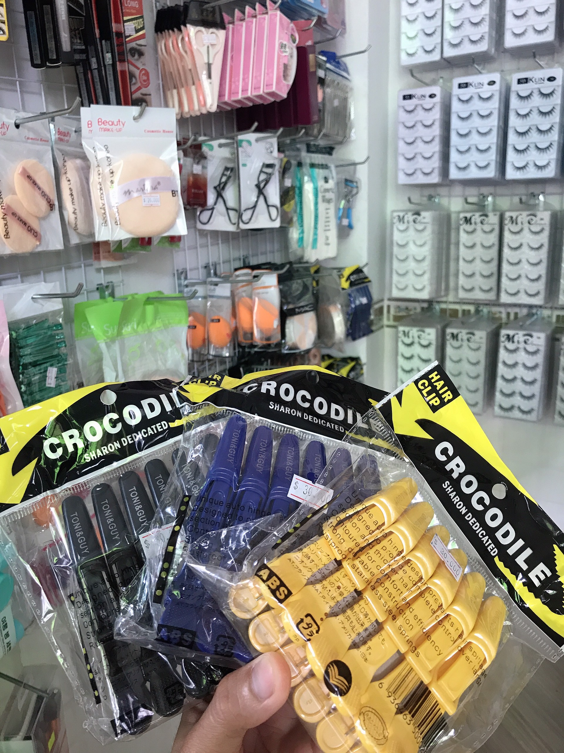 Kẹp chia tóc TONI&GUY (kẹp cá sấu set 6 cái)