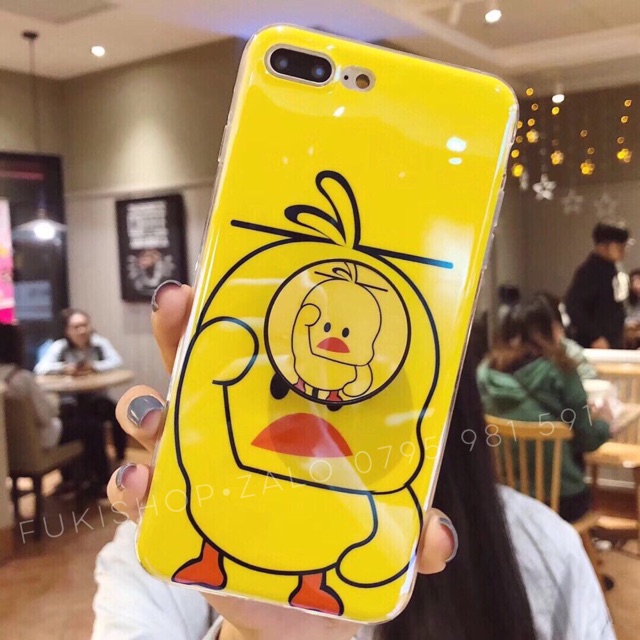 [FREESHIP + HOÀN TIỀN 50K] Ốp Vịt Vàng Dễ Thương IPhone X / XMax/ 8/ 7/ 6/ 6sPlus 7PLUS 8lus