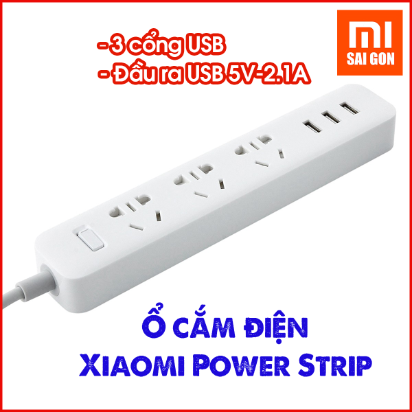 Bảng giá Ổ cắm điện thông minh Xiaomi Power Strip 3 cổng USB