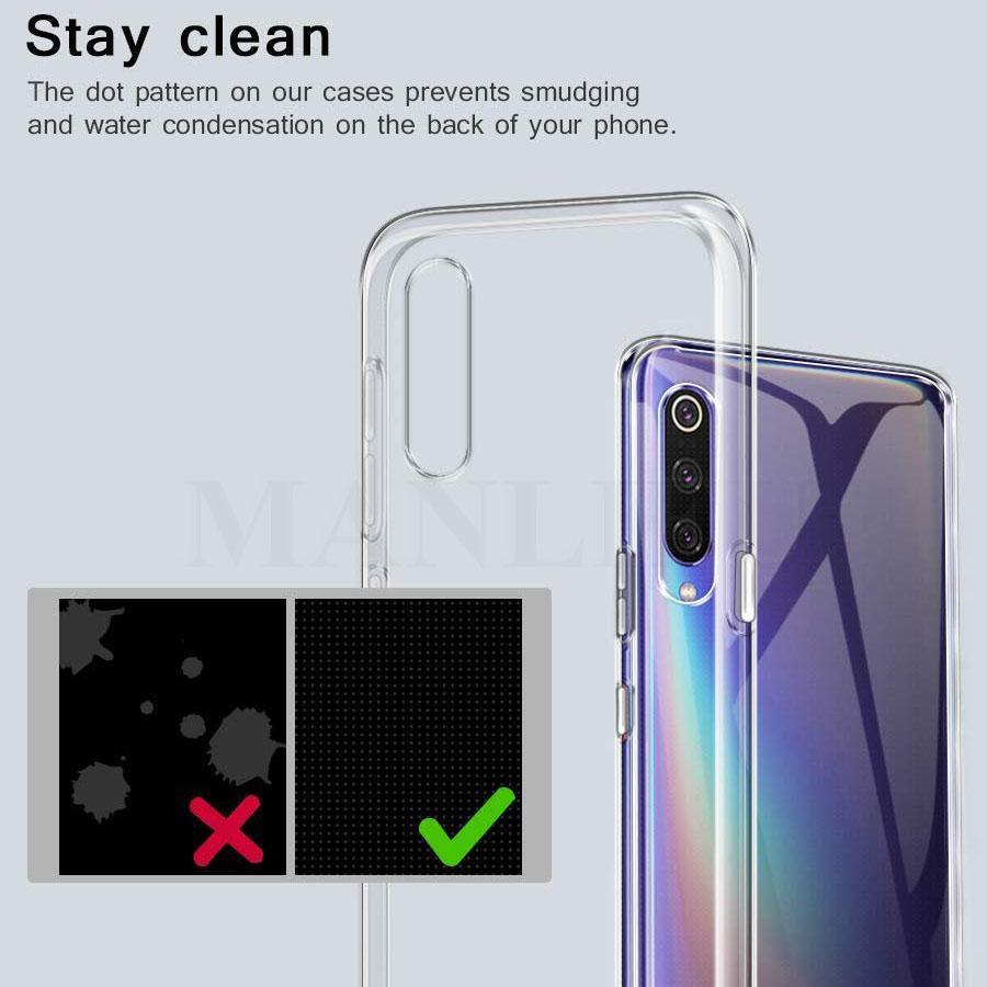 Ốp lưng silicon trắng trong Xiaomi Redmi 5A
