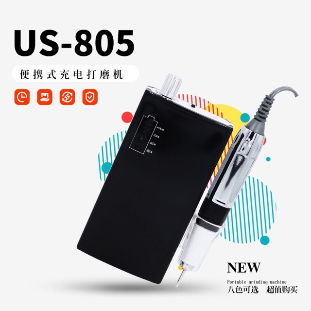 Máy mài móng tích điện us805 siêu bền mới hot