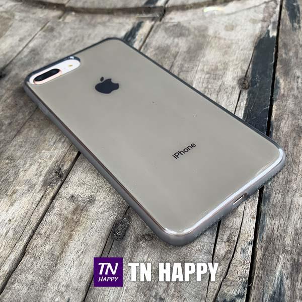 Ốp lưng dẻo đen mờ chống sốc cao cấp dành cho iPhone 7 Plus / iPhone 8 Plus - TN Happy phân phối
