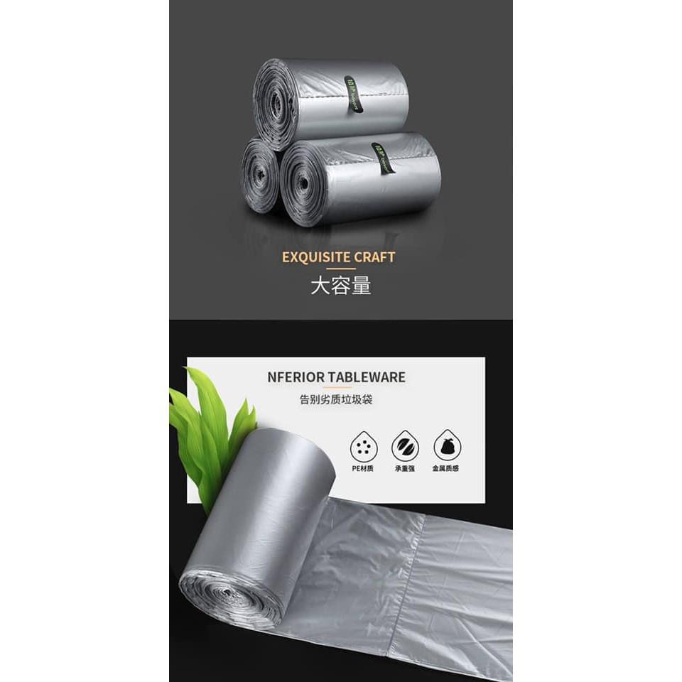túi đựng rác siêu dai tự hủy (cuộn 110 túi)
