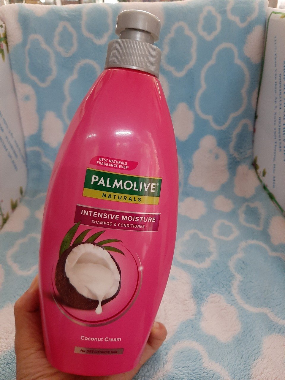 Dầu Gội - Xả 2in1 Palmolive Thiên Nhiên 600ml (Màu Hồng-Màu Tím )