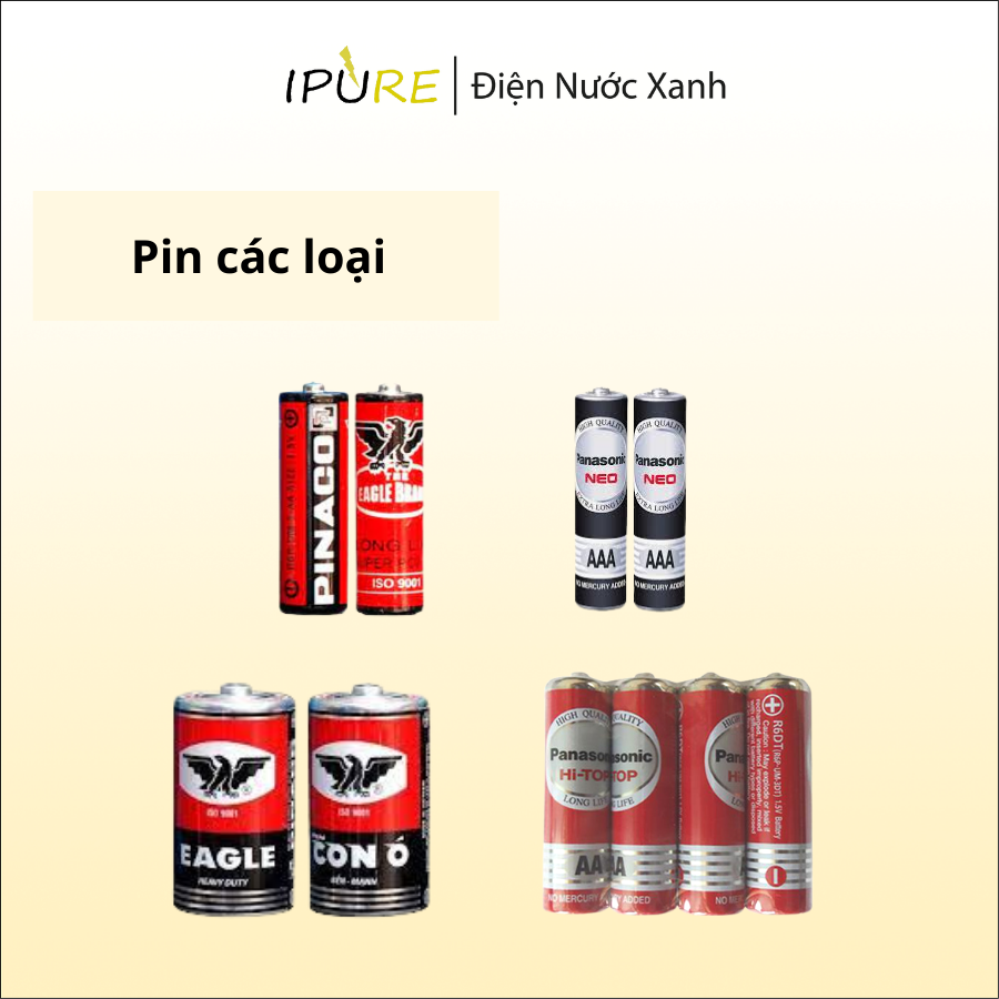 Pin tiểu AA 1.5V DNX IPURE Pin con ó Maxell Pin 3A AAA Pin đại Pin ...