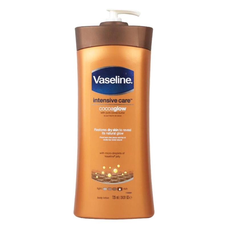 DƯỠNG THỂ VASELINE HƯƠNG CACAO COCOARADIANT 725ML