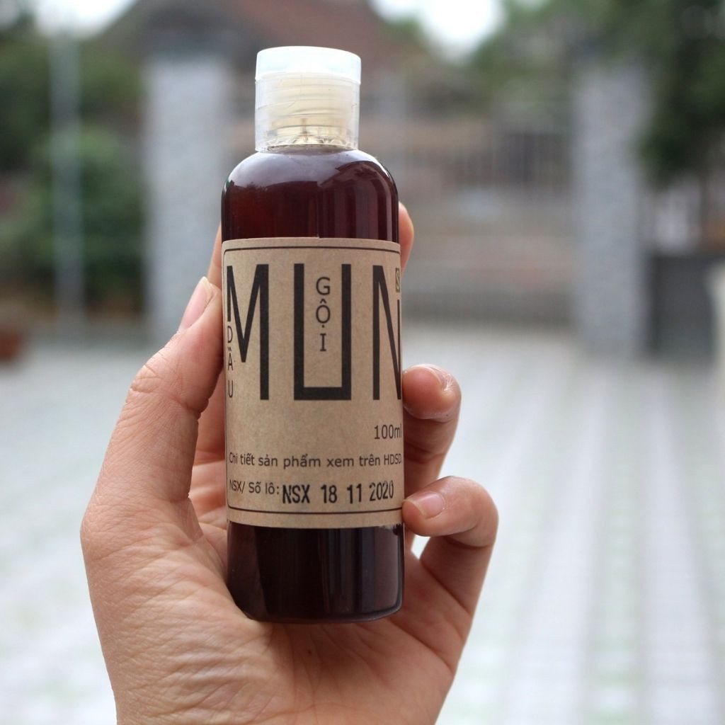 Dầu Gội Thảo Dược - MUN 100ml suôn tóc óng mượt