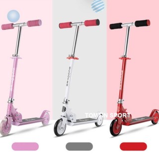Xe trượt scooter trẻ em cao cấp 2 bánh đèn led có chân trống cho bé trai và bé gái 3 thumbnail