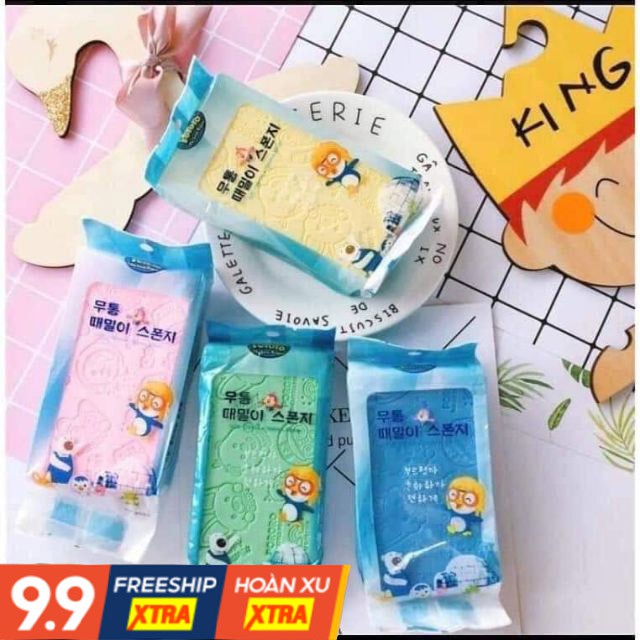 Miếng bông tắm bông tắm kỳ ghét, bông tắm cho bé, bông tắm kỳ ghét nhiều màu