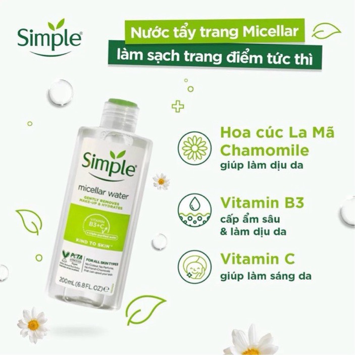 NƯỚC TẨY TRANG MICELLAR 200ml